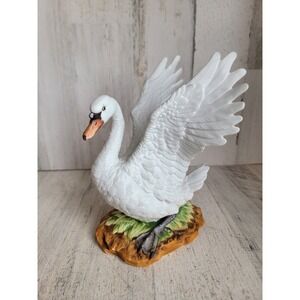 Andrea sadek mute swan porcelain art statue collectible figure home decor